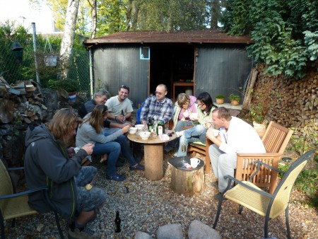 Gáblík po příjezdu